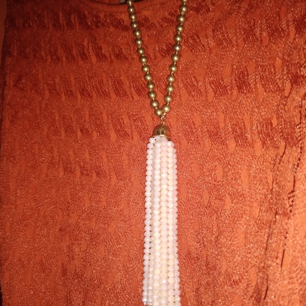 Hippie Lace Dress , necklace, and belt - Picture 3 of 7